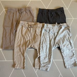H&M 9-12 cotton pants (4 pairs)